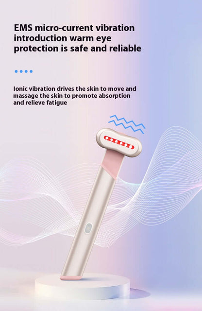 electric eye massager with red blue light - Miel rose luxe 