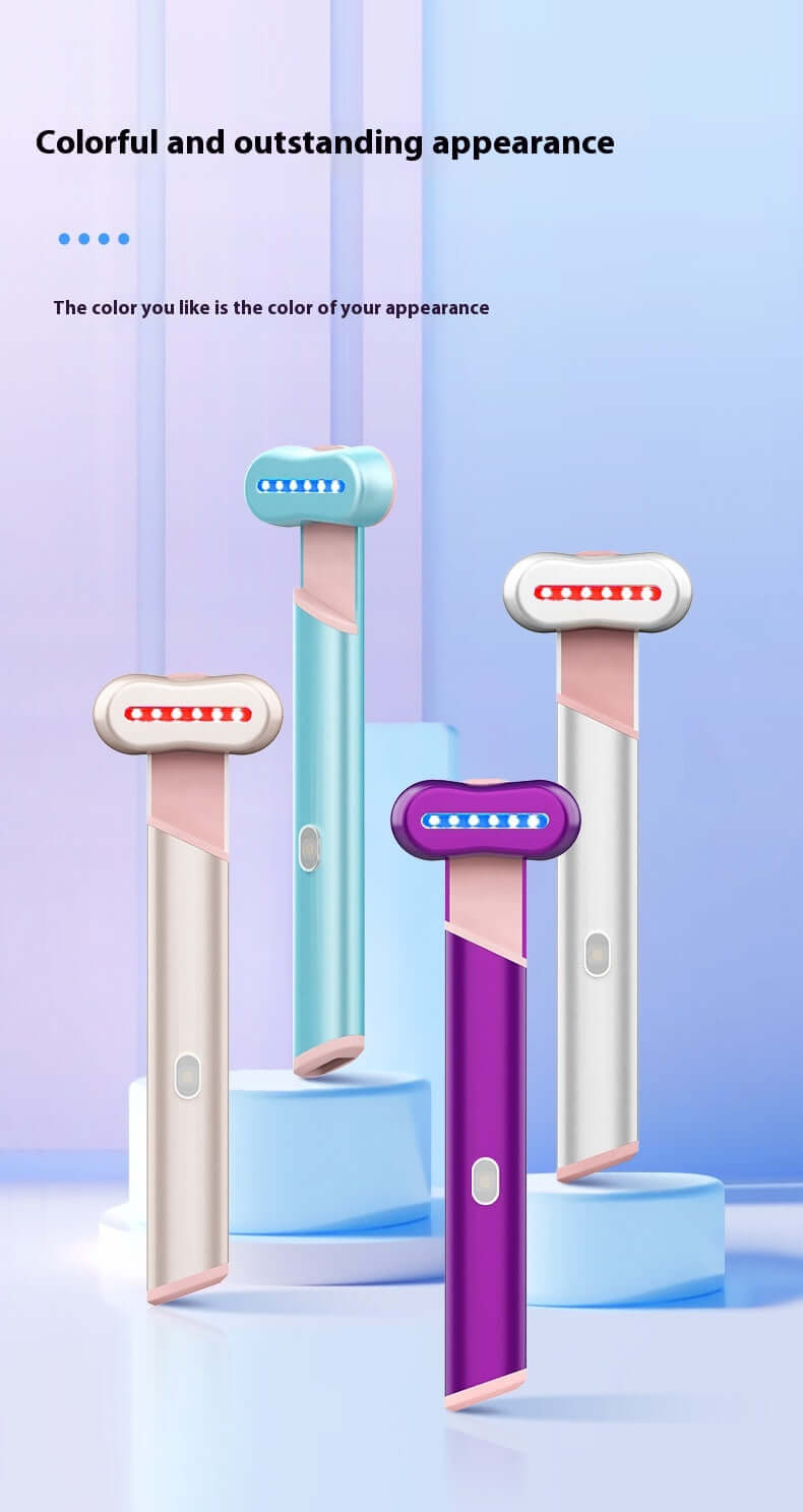 electric eye massager with red blue light - Miel rose luxe 